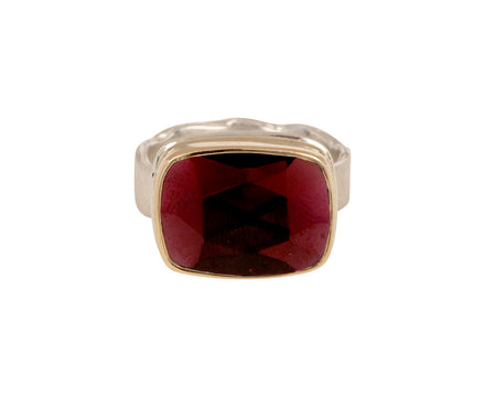 Jamie Joseph Rose Cut Rhodolite Garnet Ring