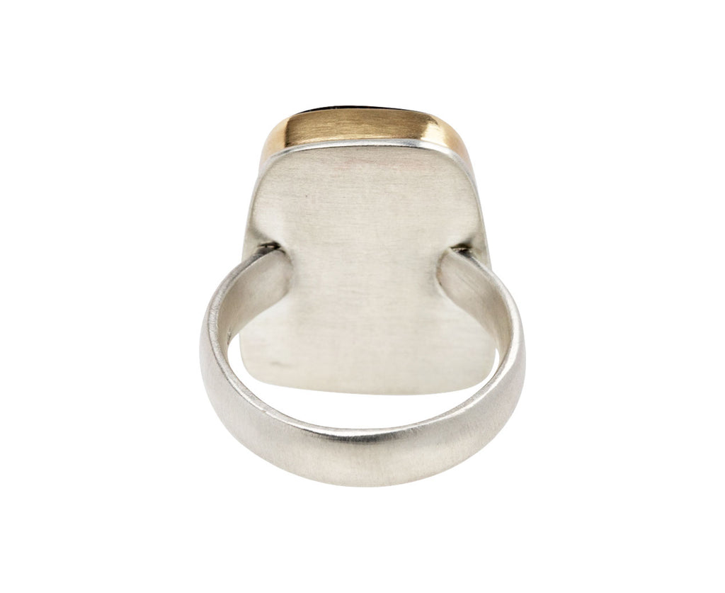 Asymmetrical Boulder Opal Ring