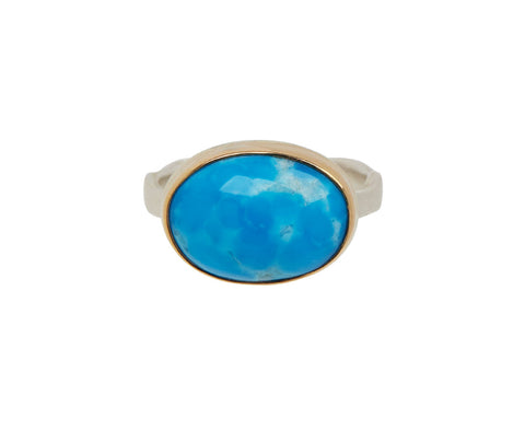 Jamie Joseph Oval Kingman Turquoise Ring