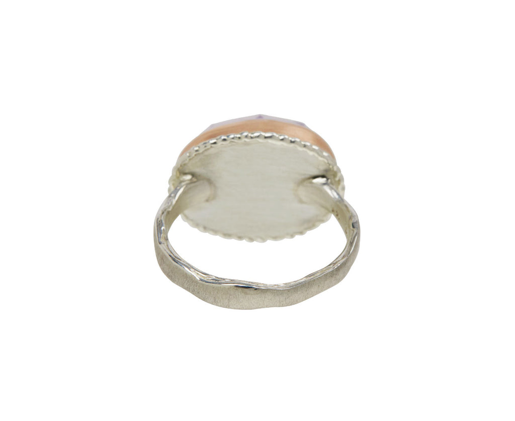 Rose Cut Lavender Amethyst Ring