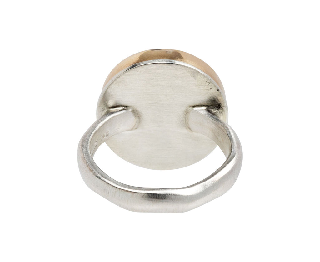 Rose Cut Labradorite Ring