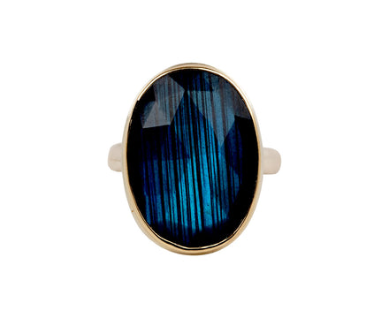 Jamie Joseph Rose Cut Labradorite Ring