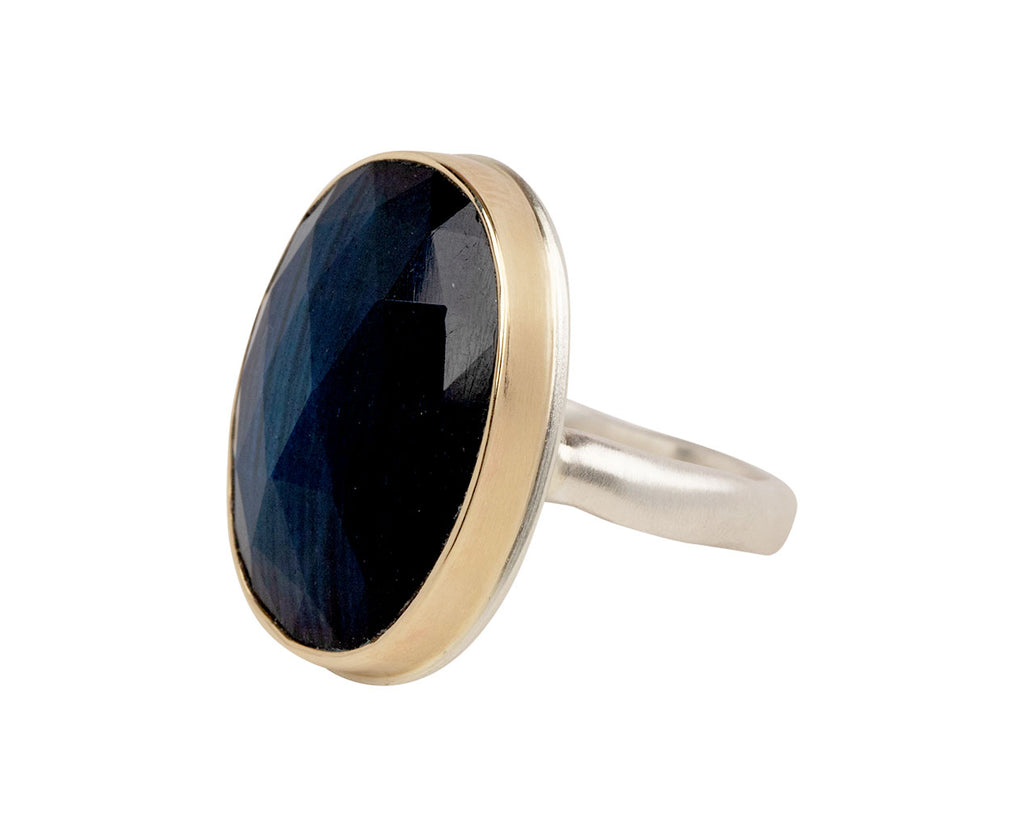 Jamie Joseph Rose Cut Labradorite Ring - Closeup