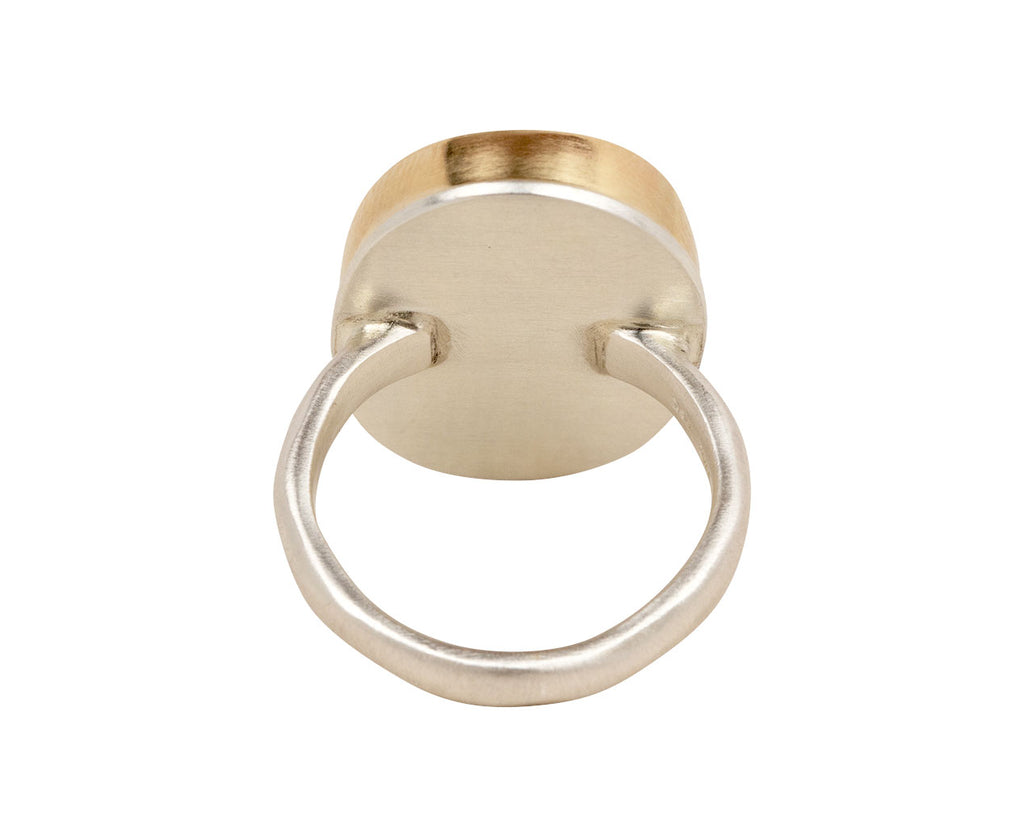 Jamie Joseph Rose Cut Labradorite Ring - Back View