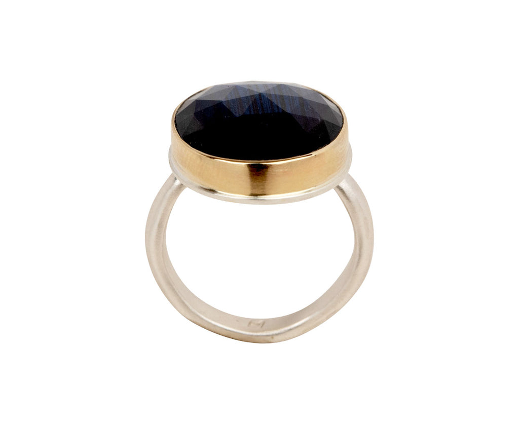 Jamie Joseph Rose Cut Labradorite Ring - Side View
