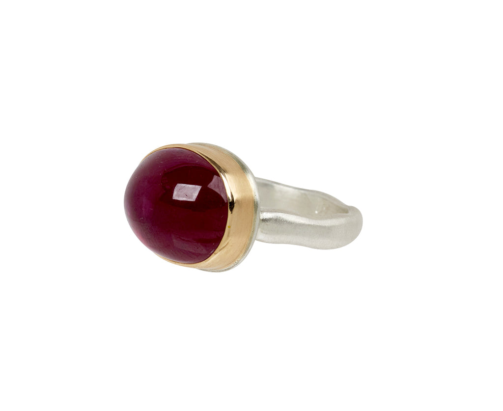 Jamie Joseph African Ruby Ring - Angled View