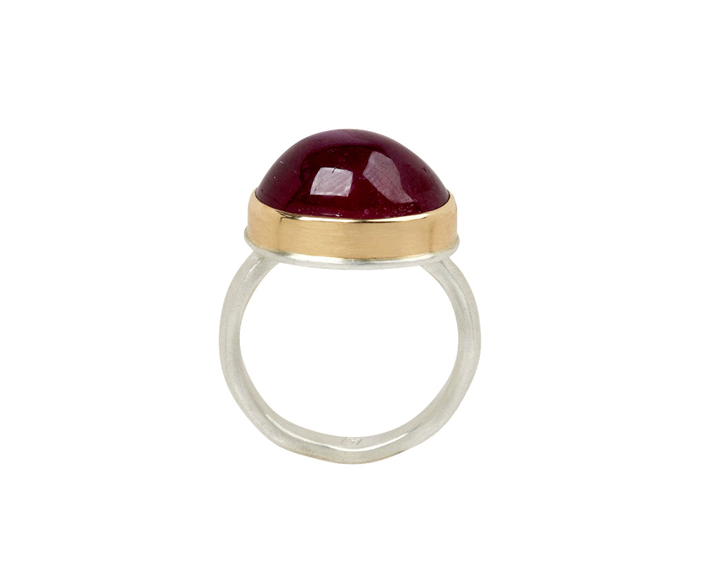 Jamie Joseph African Ruby Ring - Top Down View
