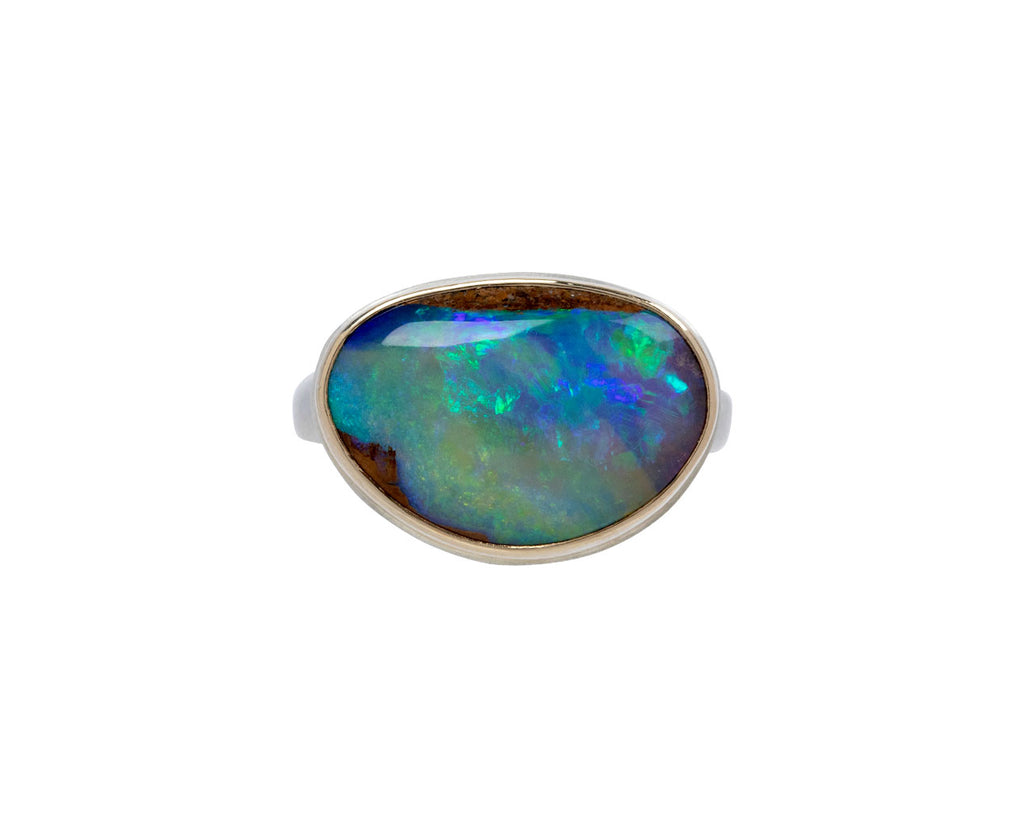 Jamie Joseph Asymmetrical Boulder Opal Ring