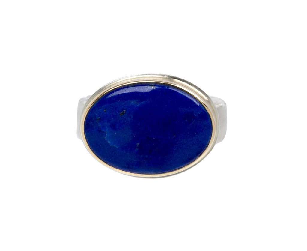 Jamie Joseph Smooth Oval Lapis Ring