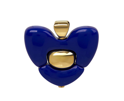 Joelle Kharrat Lapis Heart Pendant ONLY