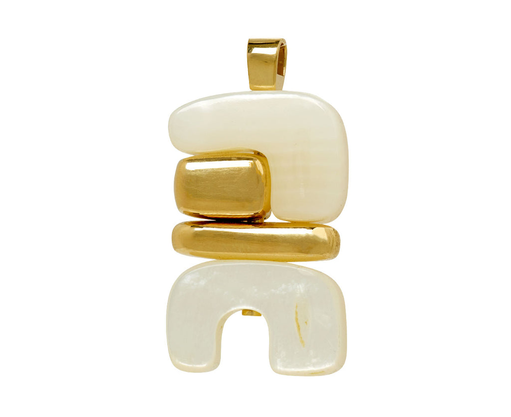 Mother-of-Pearl Water Totem Pendant ONLY