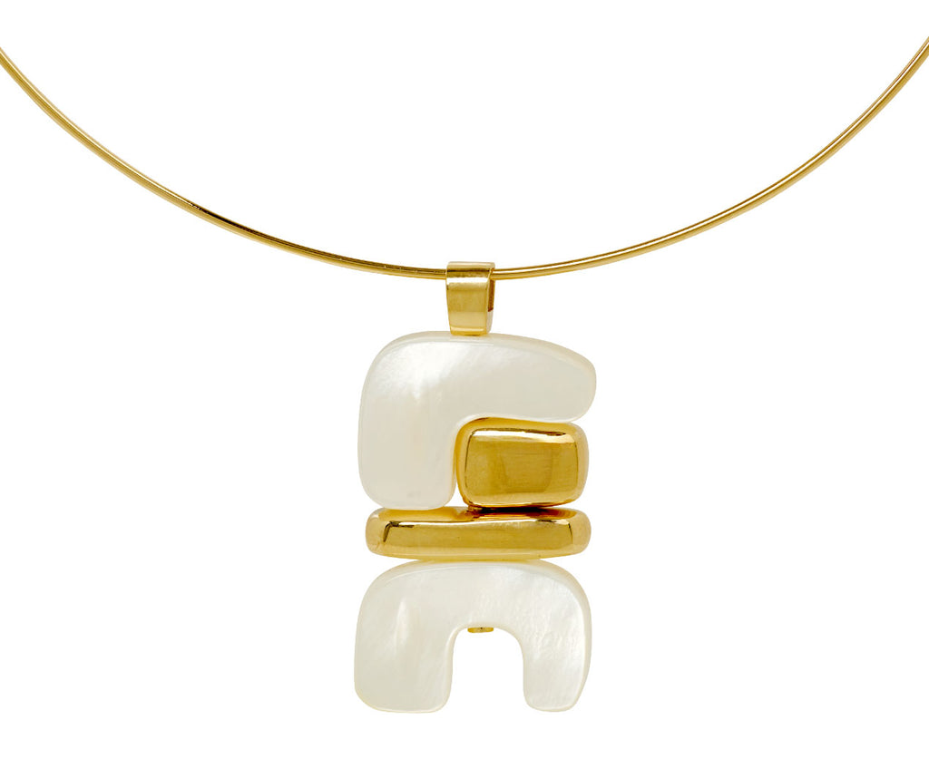 Mother-of-Pearl Water Totem Pendant ONLY