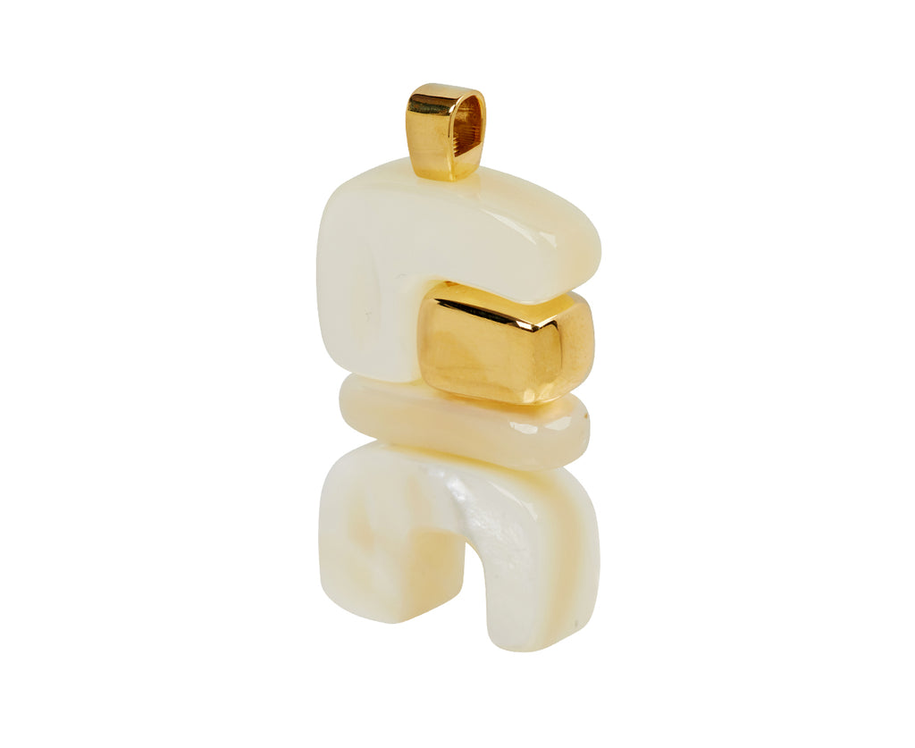 Mother-of-Pearl Water Totem Pendant ONLY