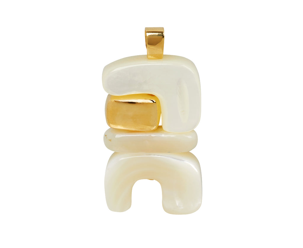 Mother-of-Pearl Water Totem Pendant ONLY