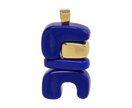 Lapis Fire Totem Pendant ONLY