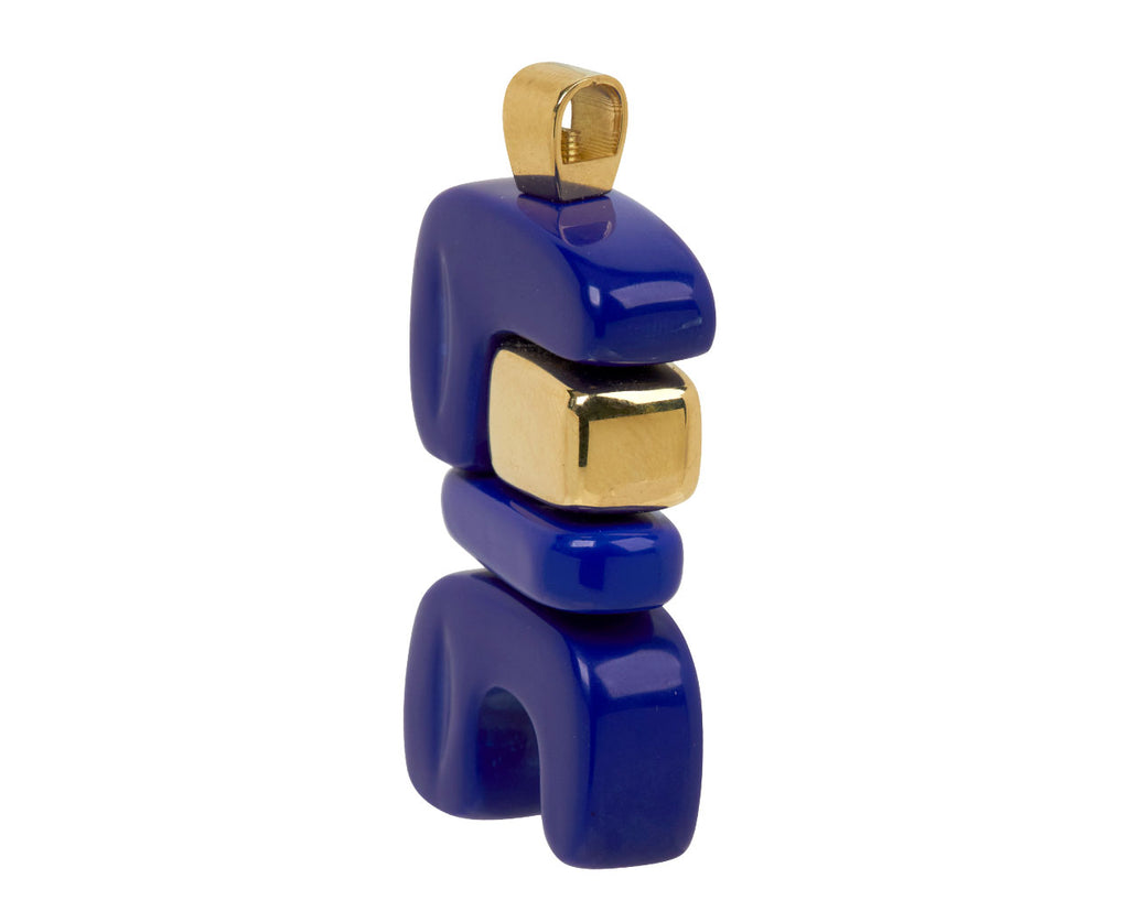 Lapis Fire Totem Pendant ONLY