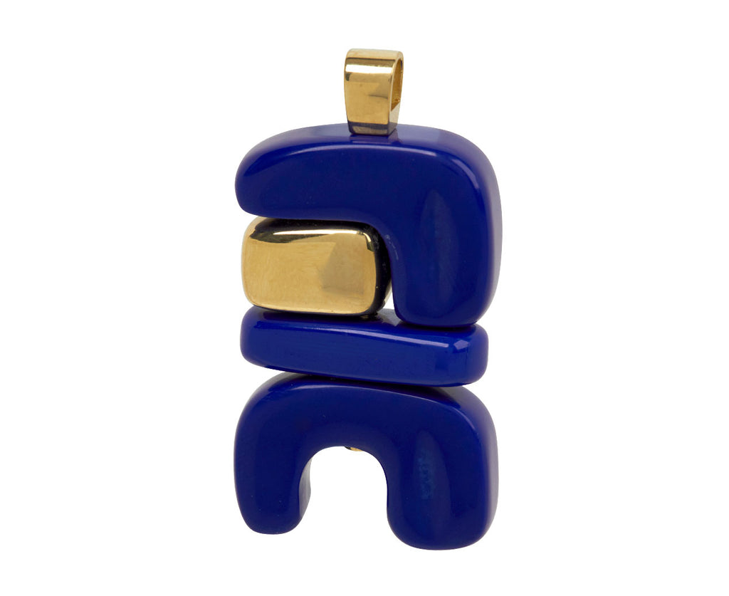 Lapis Fire Totem Pendant ONLY
