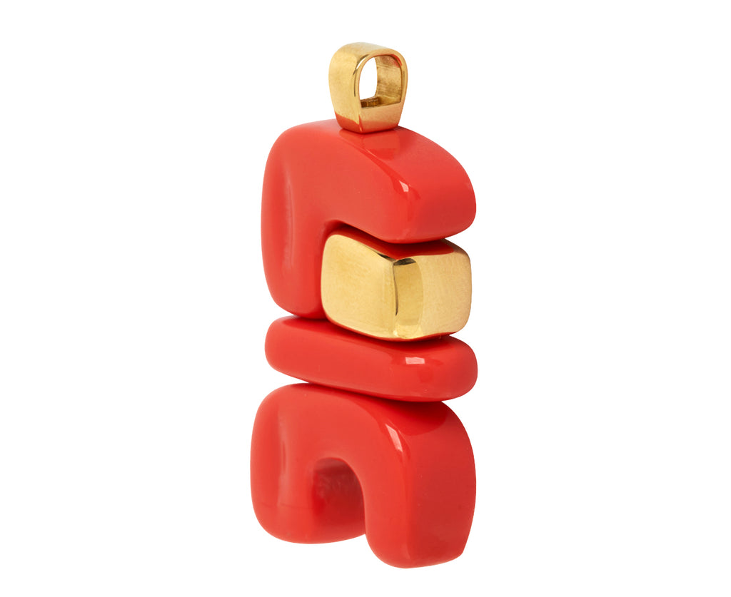 Coral Fire Totem Pendant ONLY