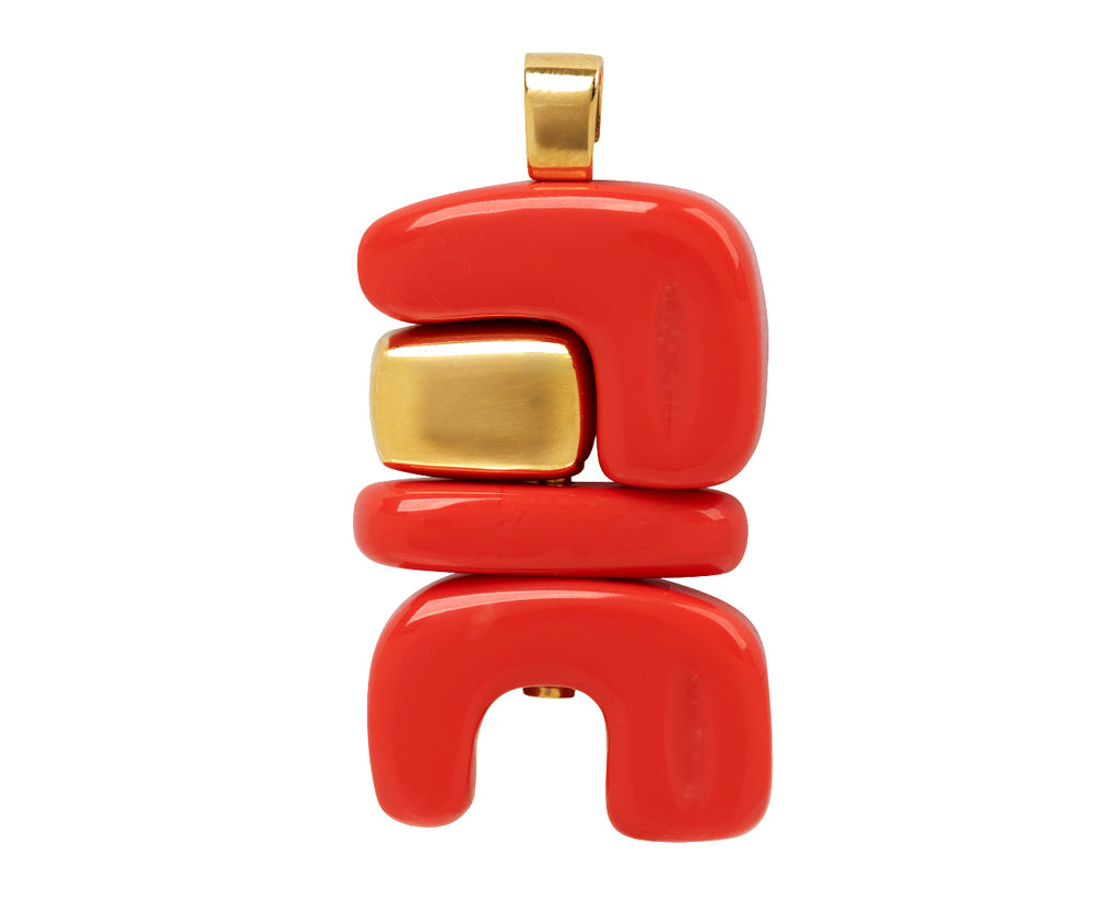 Coral Fire Totem Pendant ONLY