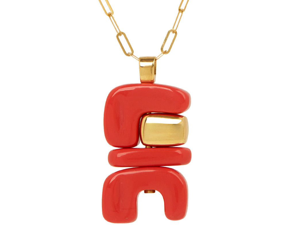 Coral Fire Totem Pendant ONLY