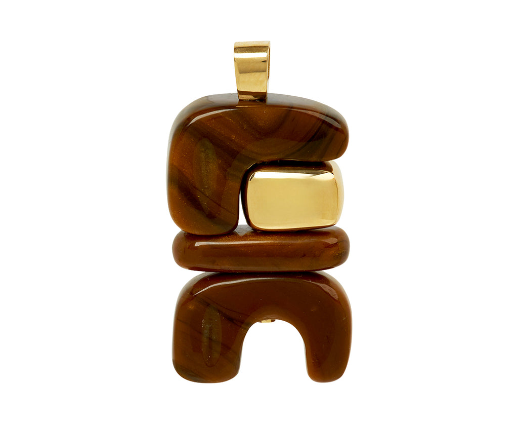 Tiger's Eye Fire Totem Pendant ONLY - TWISTonline 