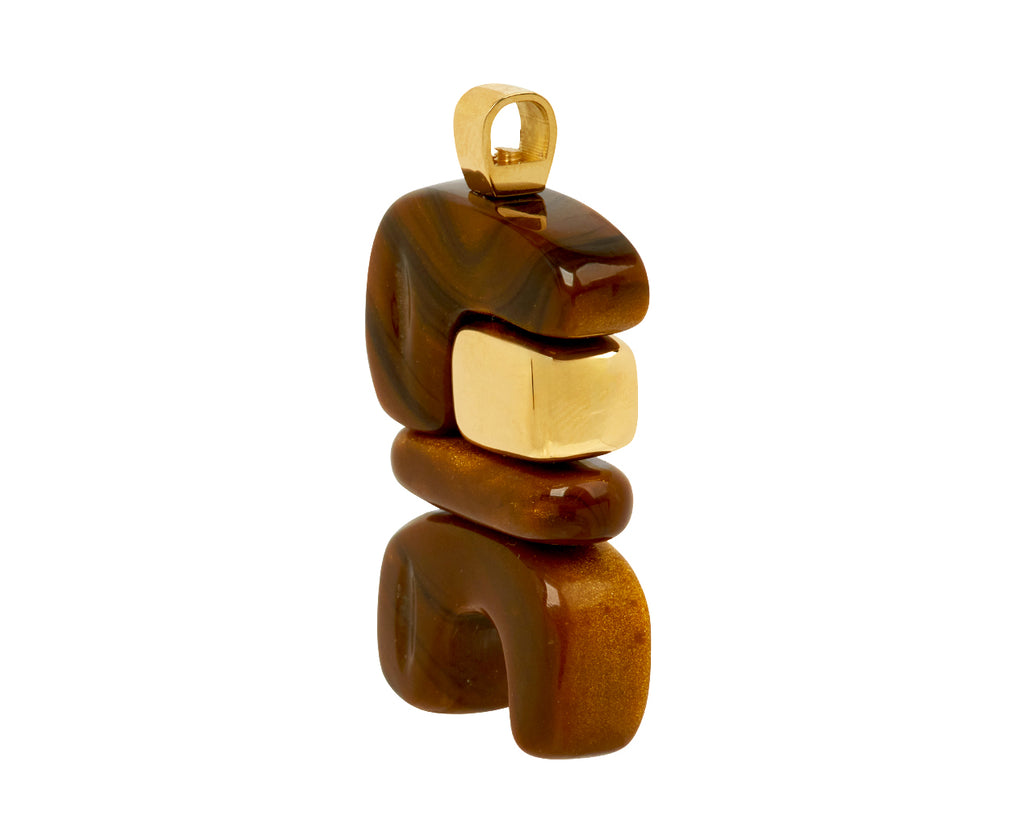 Tiger's Eye Fire Totem Pendant ONLY - TWISTonline 
