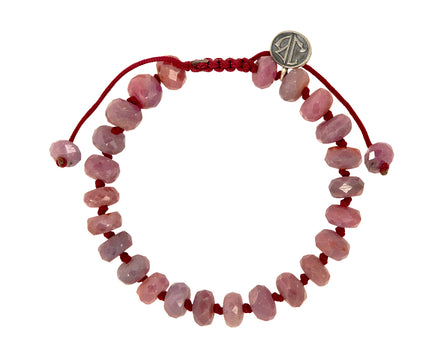 Ruby Beaded Bracelet