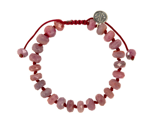 Ruby Beaded Bracelet