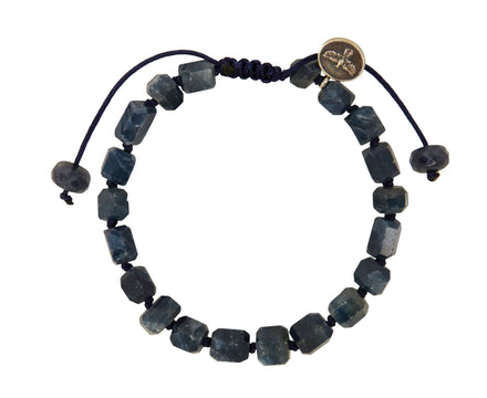 Blue Sapphire Beaded Bracelet