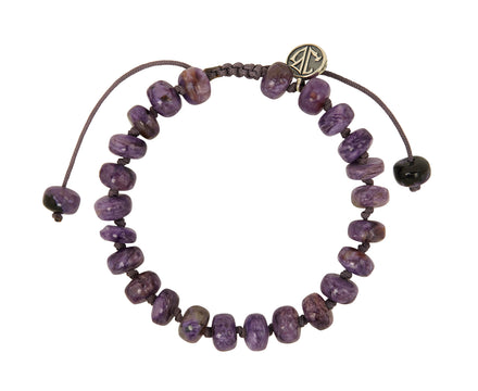 Charoite Beaded Bracelet