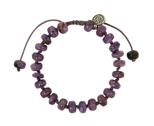 Charoite Beaded Bracelet
