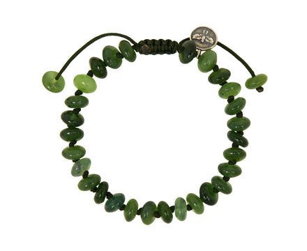 Green Jade Beaded Bracelet