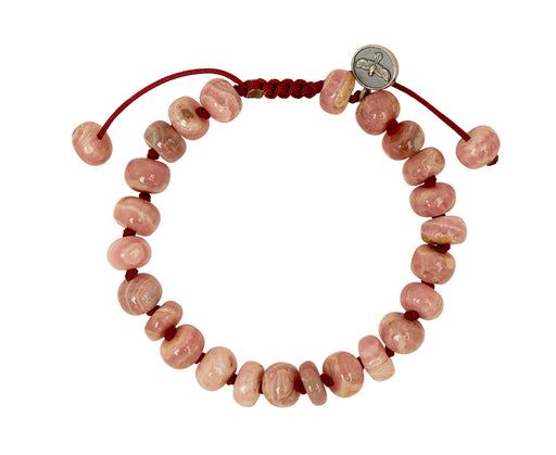 Smooth Rhodocrosite Beaded Bracelet