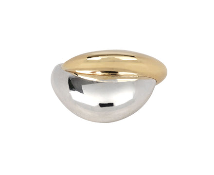 Kloto Gold and Silver Geo Ring