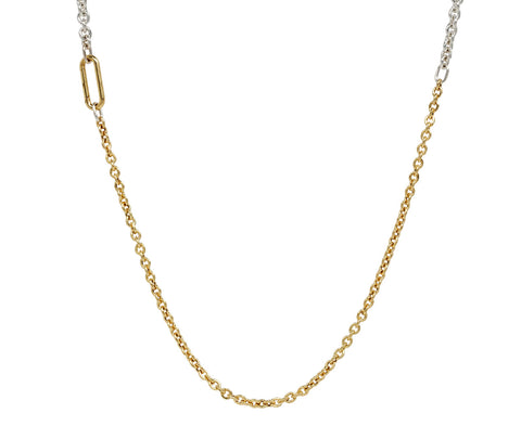 Silver and Gold Mono Necklace