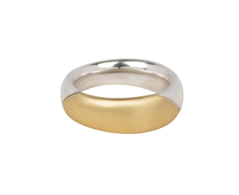 Kloto Silver and Gold Nox Ring