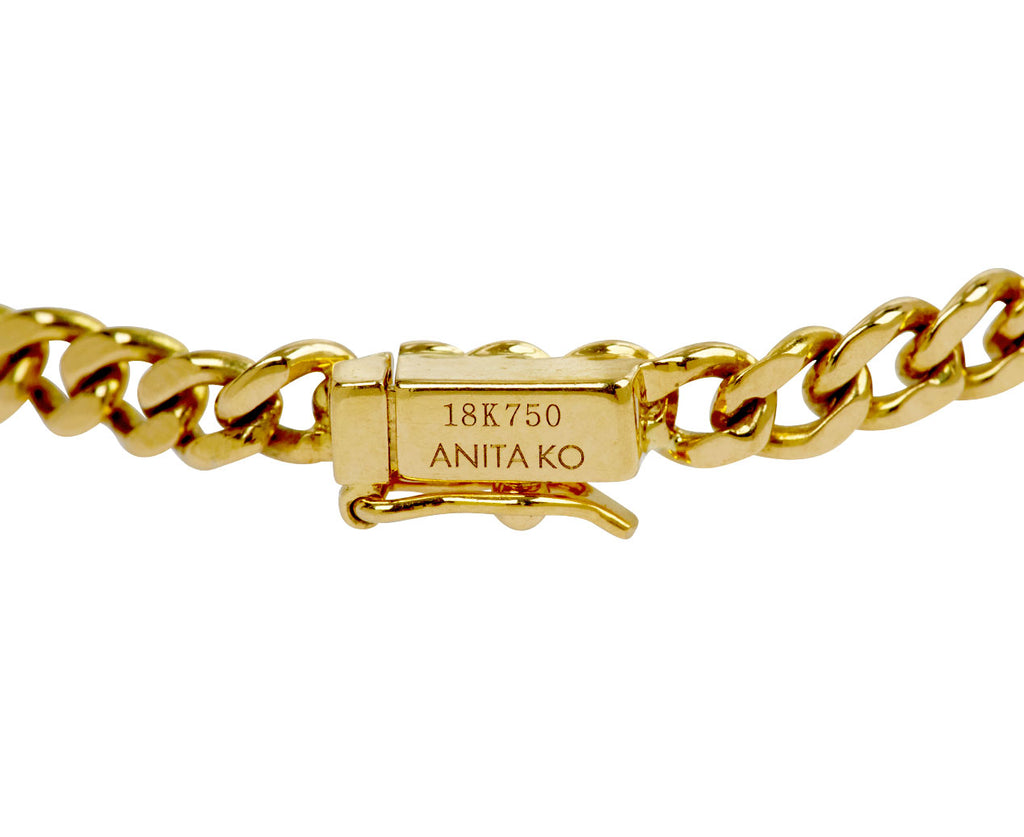 Pear Diamond Cuban Chain Bracelet