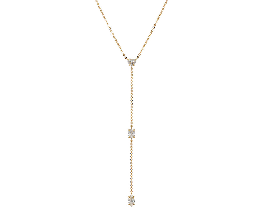 Anita Ko Mixed Shape Diamond Short Lariat Necklace