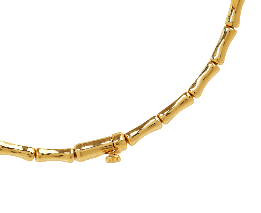 Round Diamond Bamboo Collar Necklace - TWISTonline 