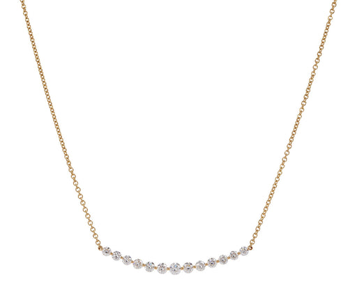 Diamond Crescent Necklace