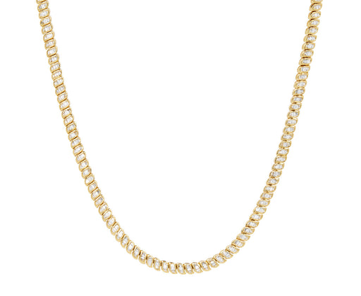 Baguette Diamond Thin Zoe Necklace