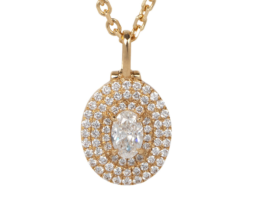 Diamond LouLou Locket Necklace