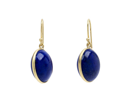 Kothari Elements Lapis Large Moon Phase Earrings