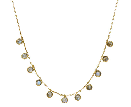 Kothari Elements Labradorite Demi Fringe Necklace