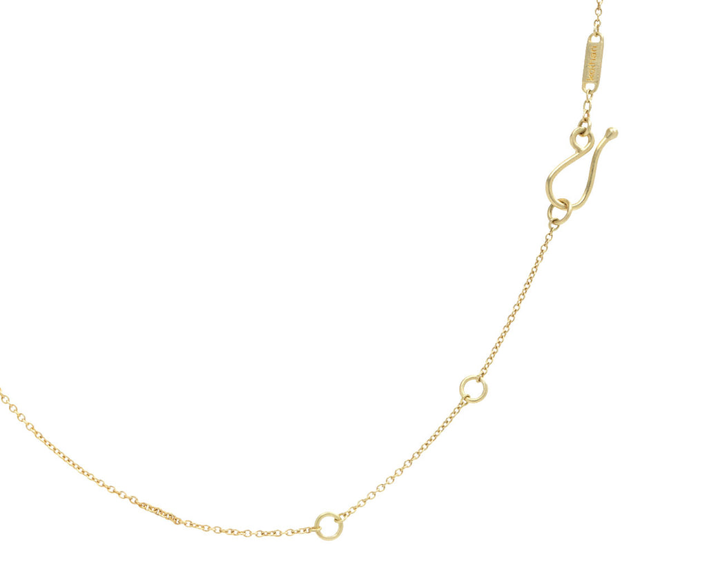 Kothari Elements Amethyst Ellipse Inline Necklace - Closure