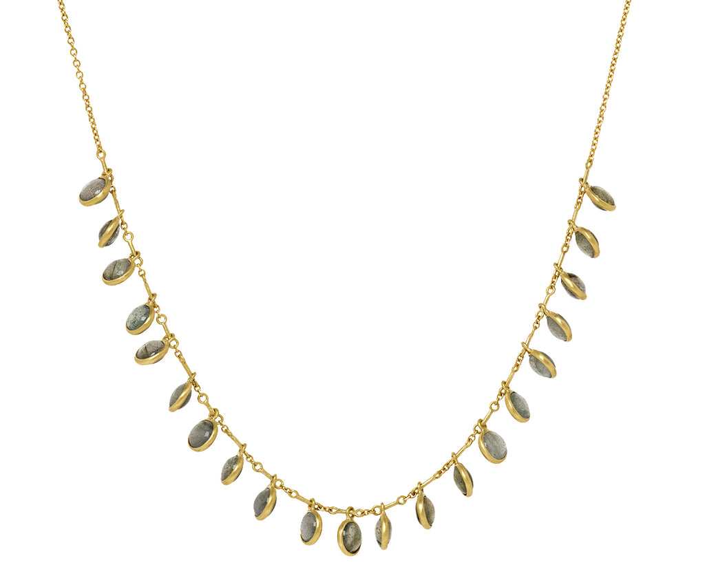 Kothari Elements Labradorite Demi Fringe Necklace