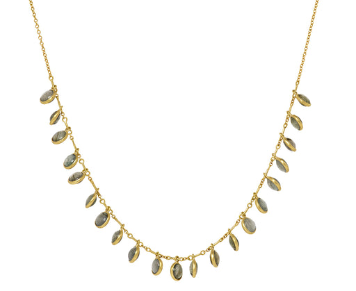 Kothari Elements Labradorite Demi Fringe Necklace