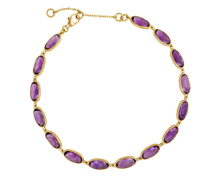 Kothari Elements Amethyst Inline Bracelet