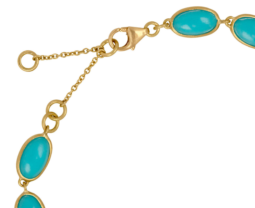 Oval Turquoise Inline Bracelet