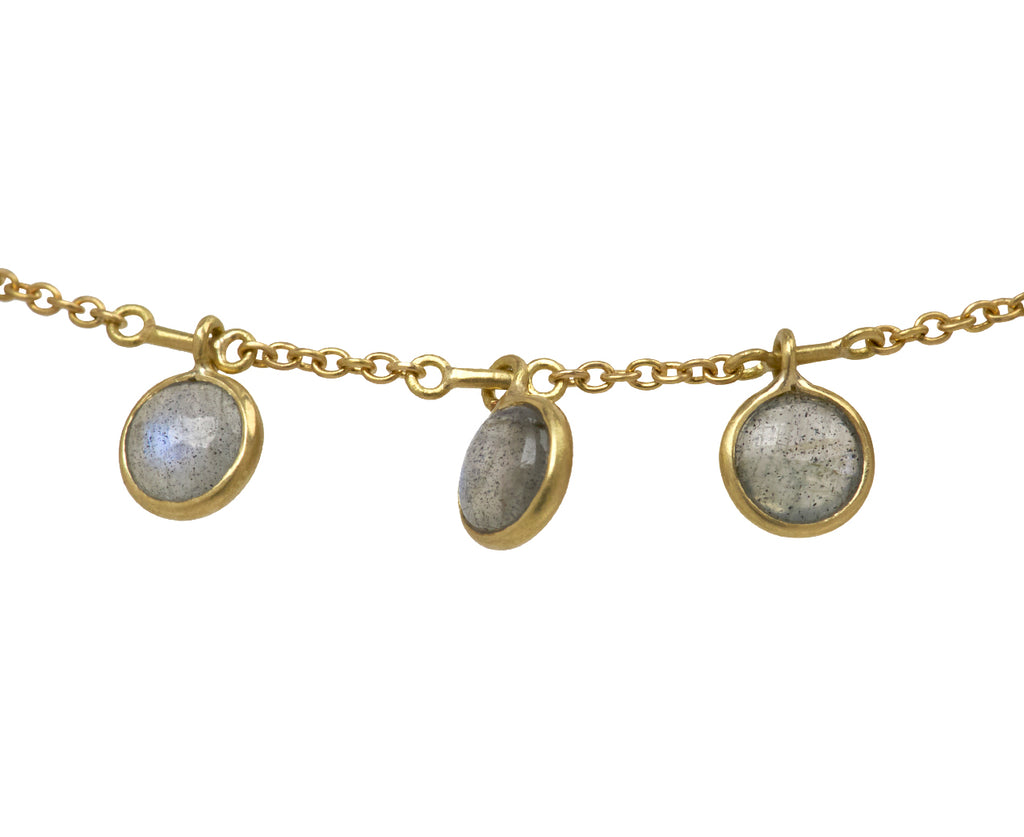 Kothari Elements Labradorite Fringe Bracelet - Closeup